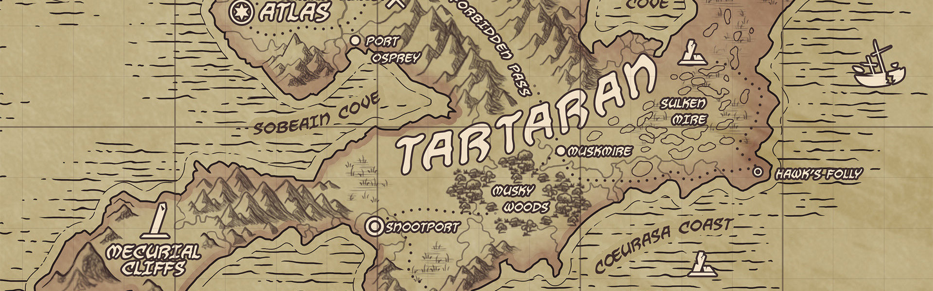 Tartaran, the island surrounded by The Cross. Houses the capital of the region and is home to the Order of Arcane Sages.